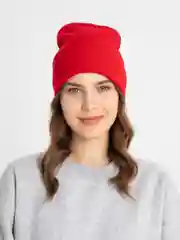 Красный шапка женская