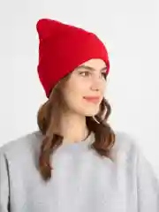 Красный шапка женская