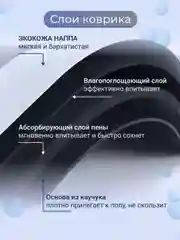 Коврик для ванной, коврик в ванную, коврик для ванной, противоскользящий, 40 х 60