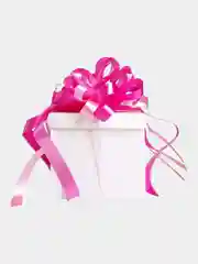 Фуксия бант Шар Подарочный Перламутр, Пастель, Классика, Комбо 4,5-8 см, d-15-23 см