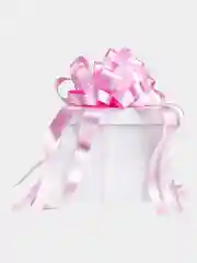 Кораллово-розовый бант Шар Подарочный Перламутр, Пастель, Классика, Комбо 4,5-8 см, d-15-23 см