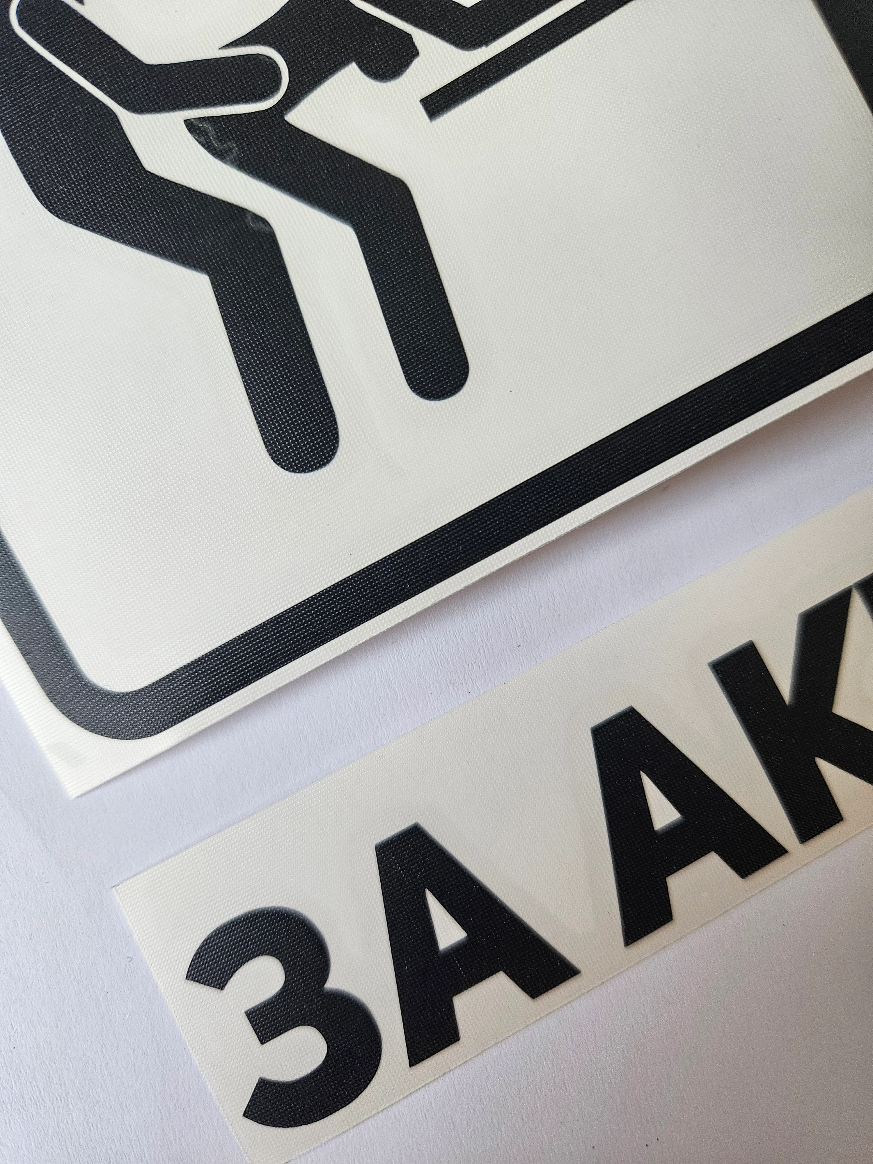 Черный наклейка на авто мотоцикл За активный спорт надпись без фона