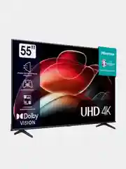 Телевизор Hisense 55A6K UHD, HDR10+ Decoding Smart TV Wi-Fi Bluetooth 60 Гц, чёрный