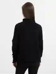 Черный свитер женский вязанный