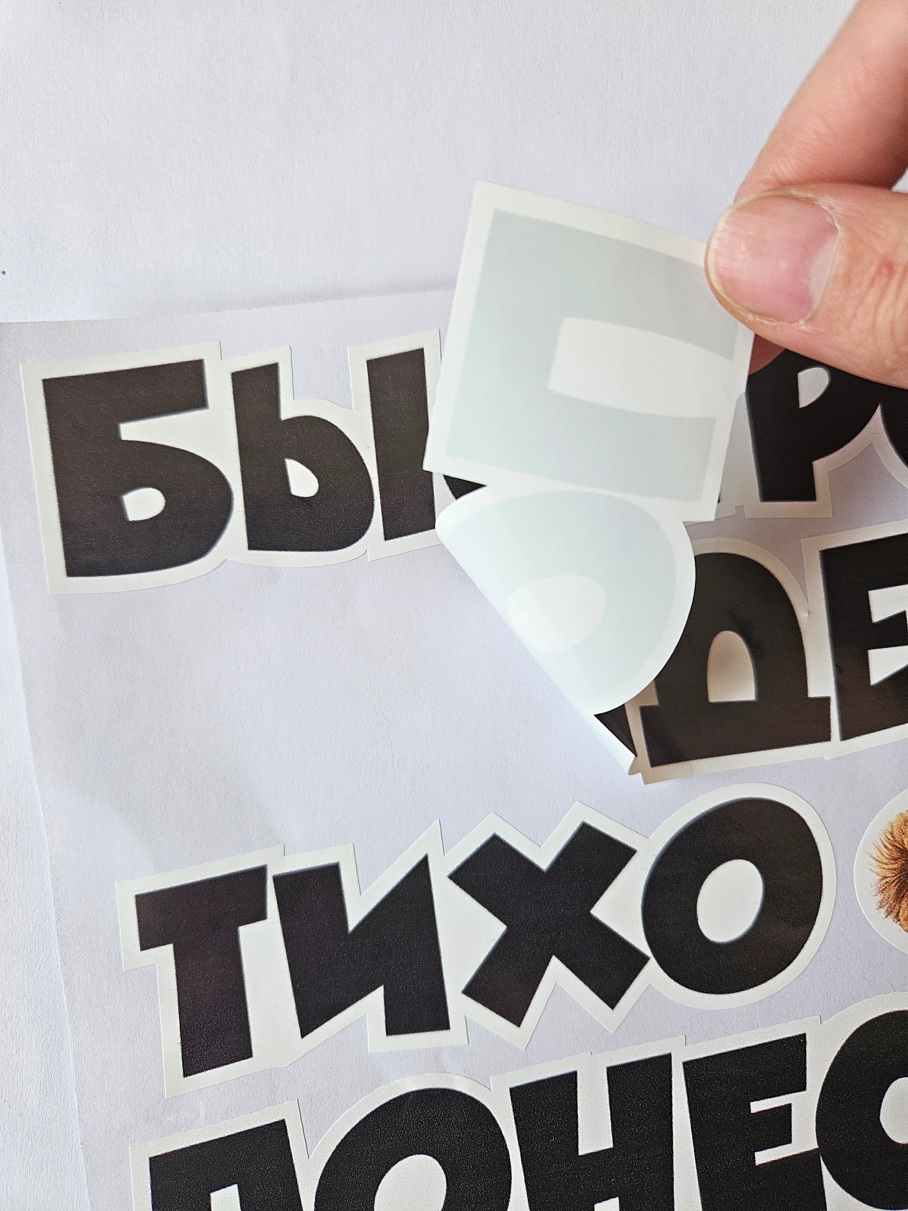 Наклейка на автомобиль надпись быстро поедешь тихо понесут