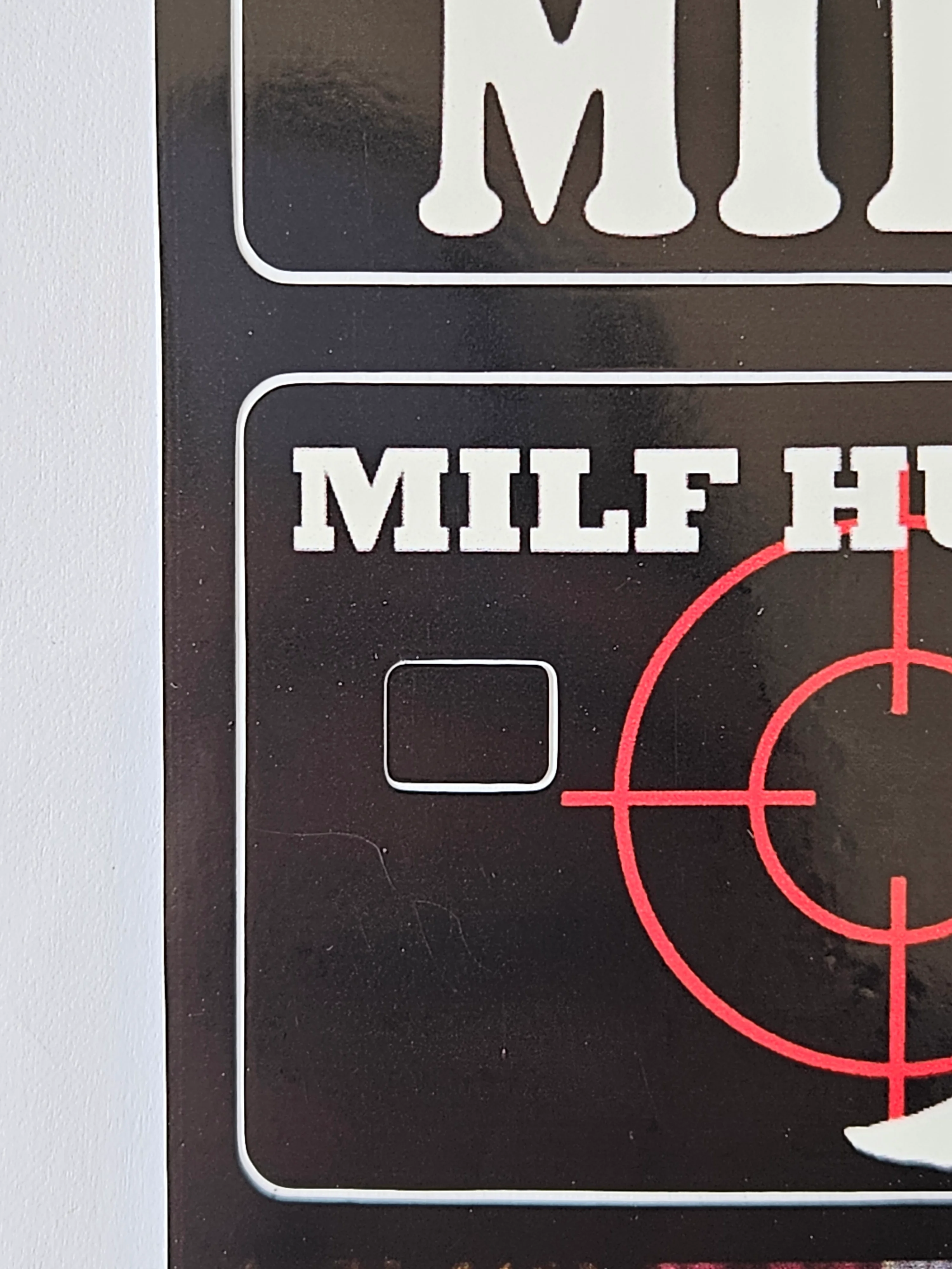 Наклейка на банковскую пластиковую карту проездной надпись milfs набор