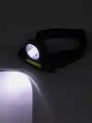 Черный налобный фонарь HEADLIGHT NO 108 3W LED+COB