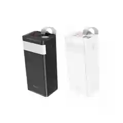 Белый power Bank с поддержкой QC3.0, 22,5 Вт, 100.000/ 90.000/ 80000 / 60000 / 50000 / 30000 мАч