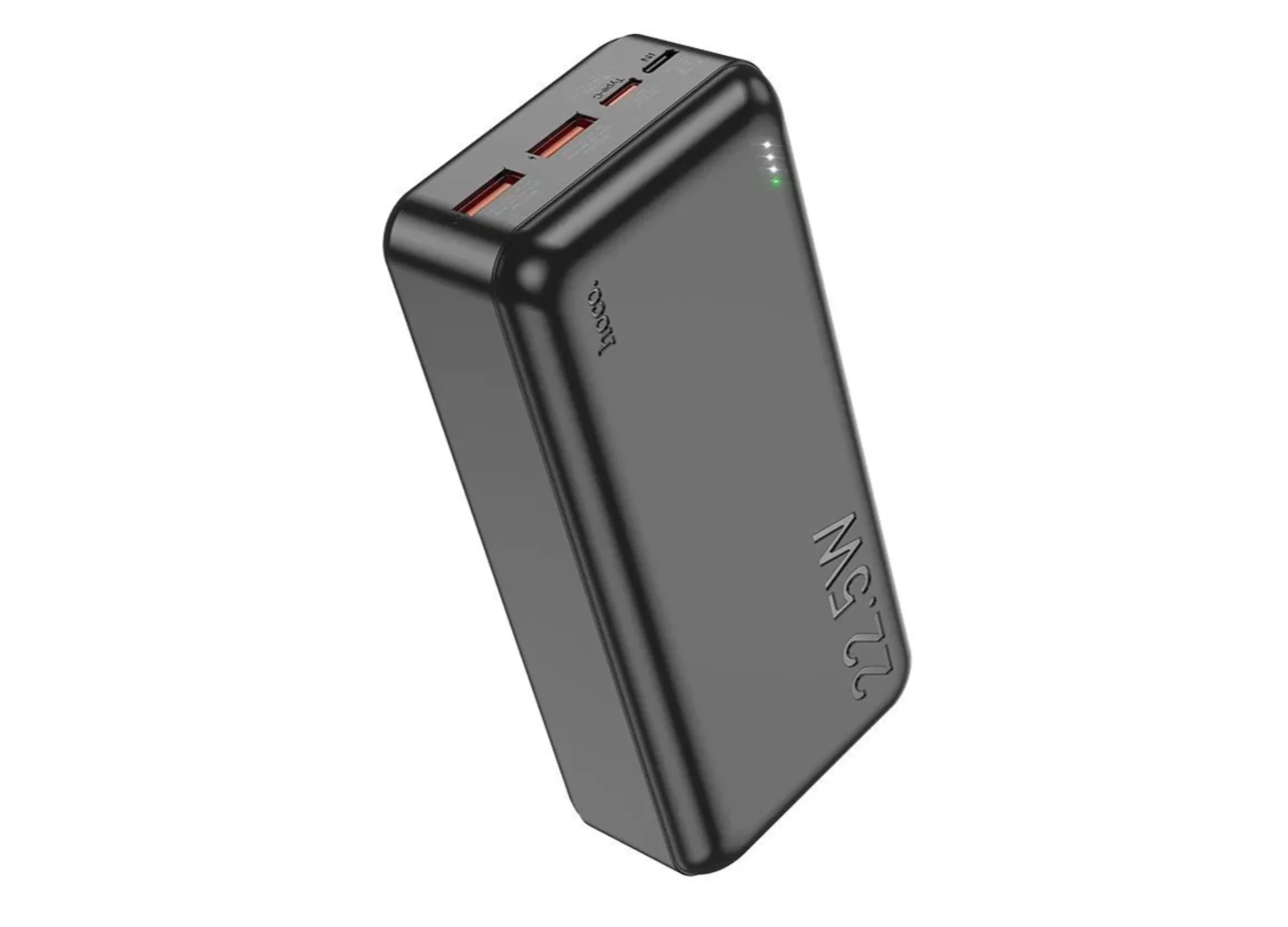 Белый power Bank с поддержкой QC3.0, 22,5 Вт, 100.000/ 90.000/ 80000 / 60000 / 50000 / 30000 мАч