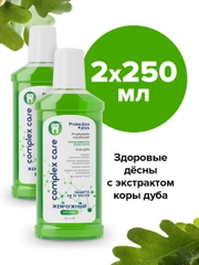 Ополаскиватель для полости рта "Жемчужный" Кора дуба, 2 штуки по 250мл