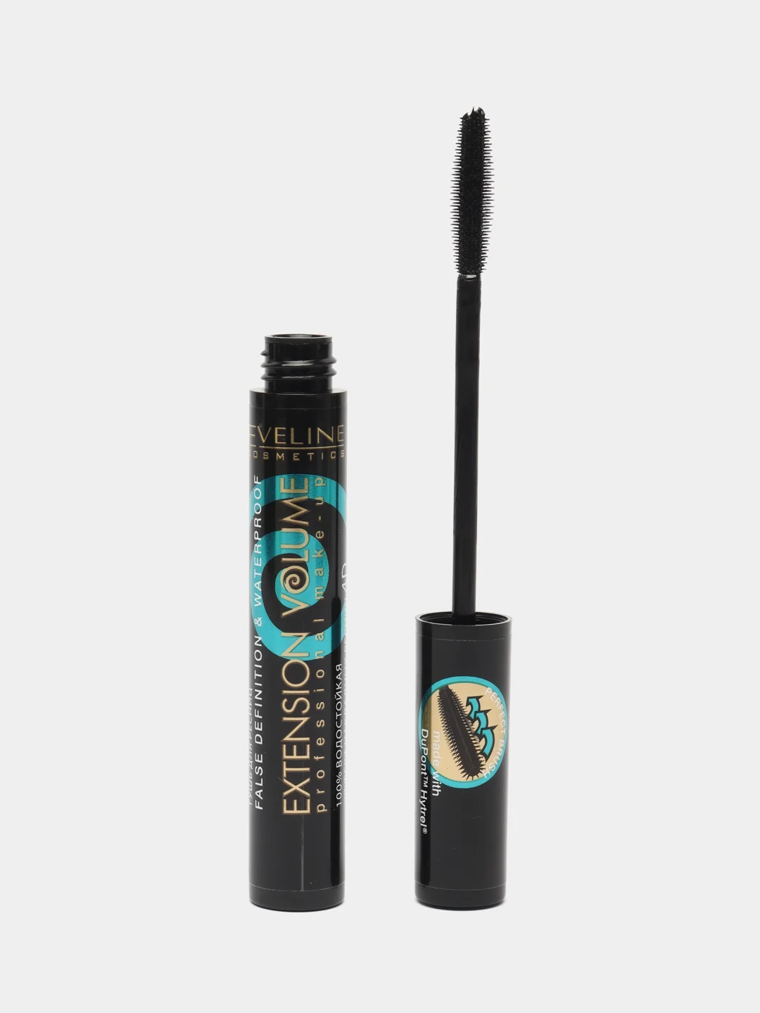Eveline Тушь для ресниц Extension Volume False Definition & Waterproof, черный 10мл