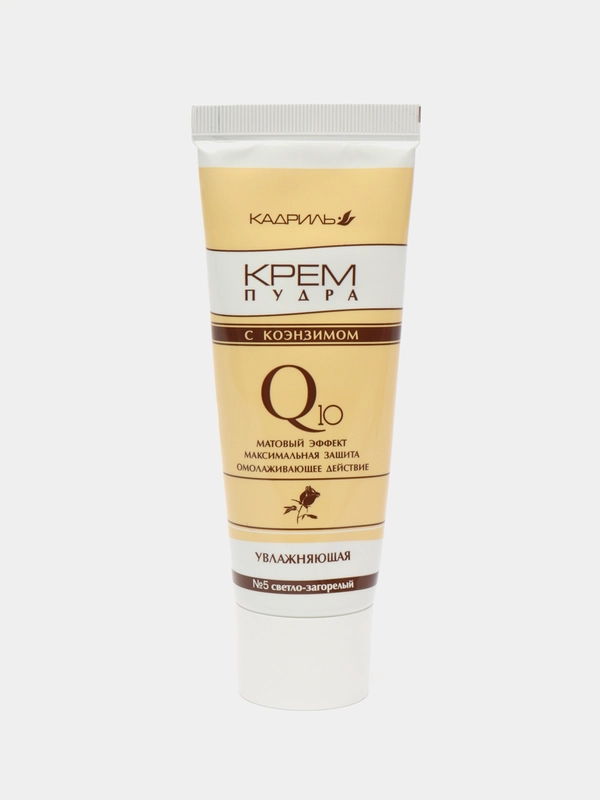 Galant Cosmetic Крем-пудра Кадриль Q10 №5 светло-загорелый 40мл