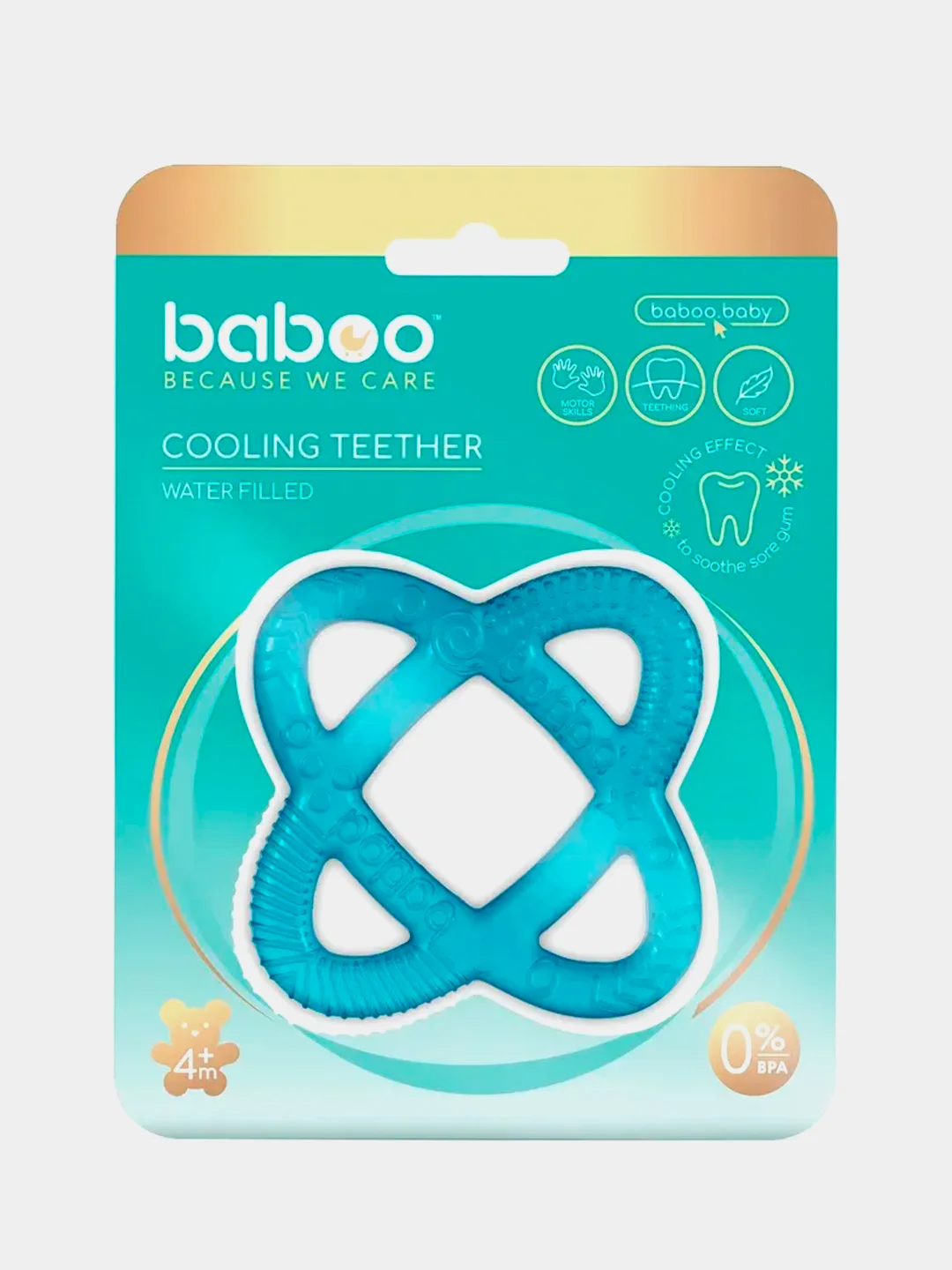 Прорезыватель для зубов BABOO, 4+
