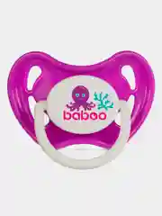 Соска-пустышка BABOO Sealife, силиконовая, круглая, 0+