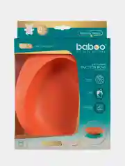 Тарелка с присоской BABOO Ufo, коралл/мята, 6+