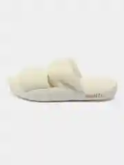 Белый тапочки домашние открытые женские, размеры 37-42