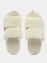 Белый тапочки домашние открытые женские, размеры 37-42