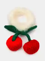 Резинка для волос с вишней