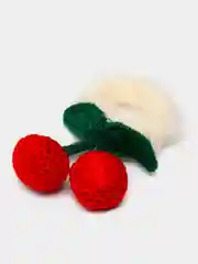 Резинка для волос с вишней