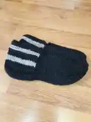 Приглушённый хаки шерстяные следки ручной вязки