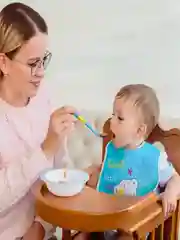 Ложка BABOO, термочувствительная, голубая, 4+