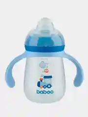 Кружка-поильник BABOO Transport, с силиконовым носиком, 260 мл, голубая, 6+