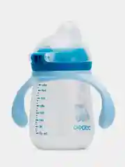 Кружка-поильник BABOO Transport, с силиконовым носиком, 260 мл, голубая, 6+