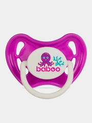 Соска-пустышка BABOO Sealife, силиконовая, 0+