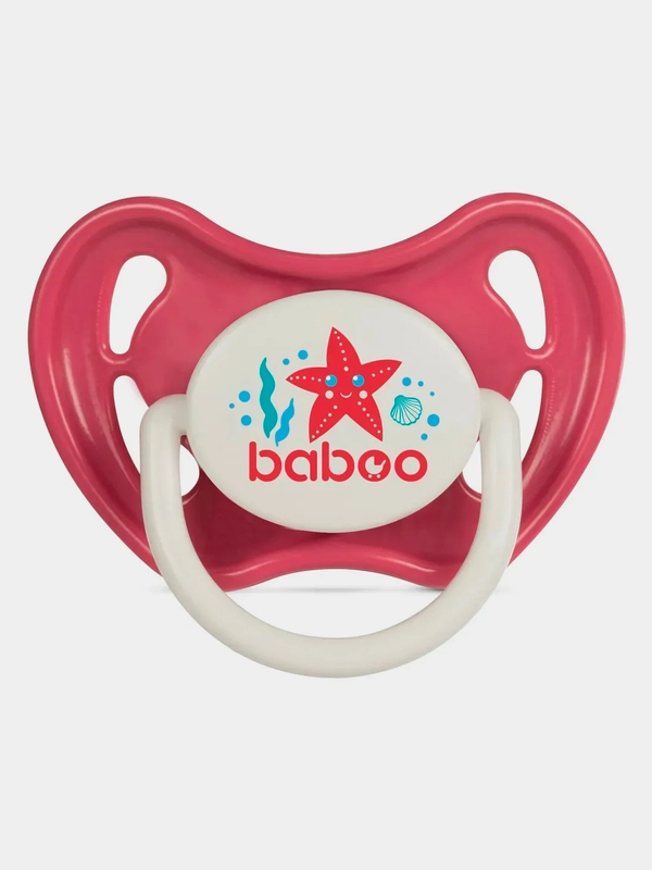 Соска-пустышка Sealife BABOO, латексная, с 6 месяцев