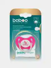 Соска-пустышка BABOO, силиконовая, круглая, Sealife, с 6 месяцев