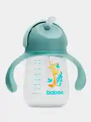 Кружка-поильник BABOO Safari, с трубочкой, 260 мл, с 9 месяцев