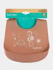 Фартук нагрудный BABOO, силиконовый, цвет капучино
