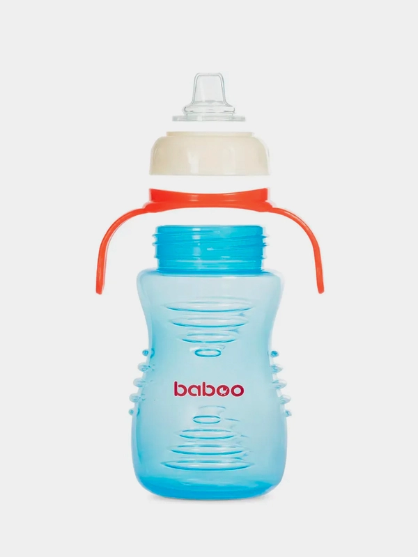 Поильник с силиконовым носиком BABOO, 260 мл, голубой