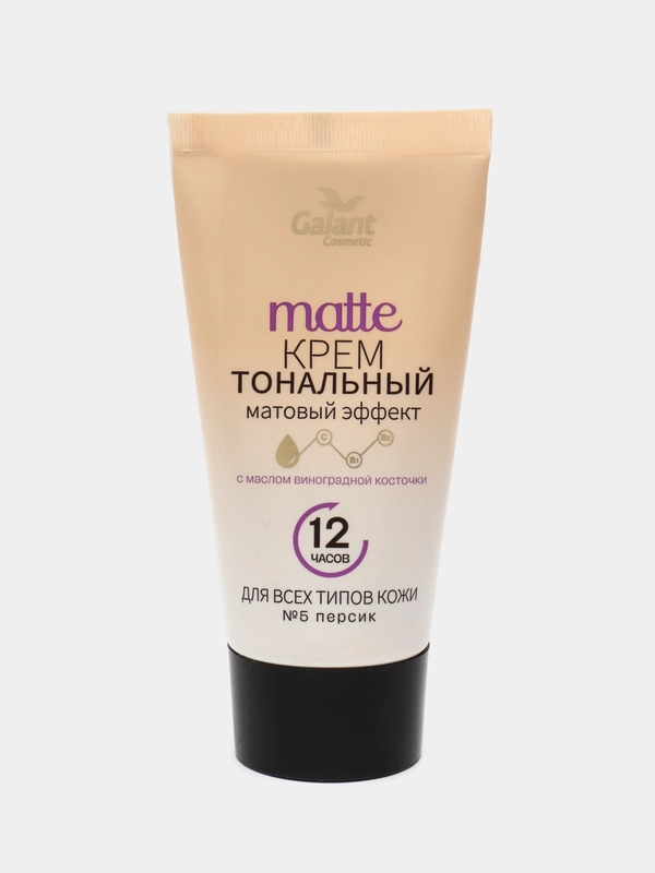 Galant Cosmetic Matte effect Тональный крем, тон 5 персиковый 50мл