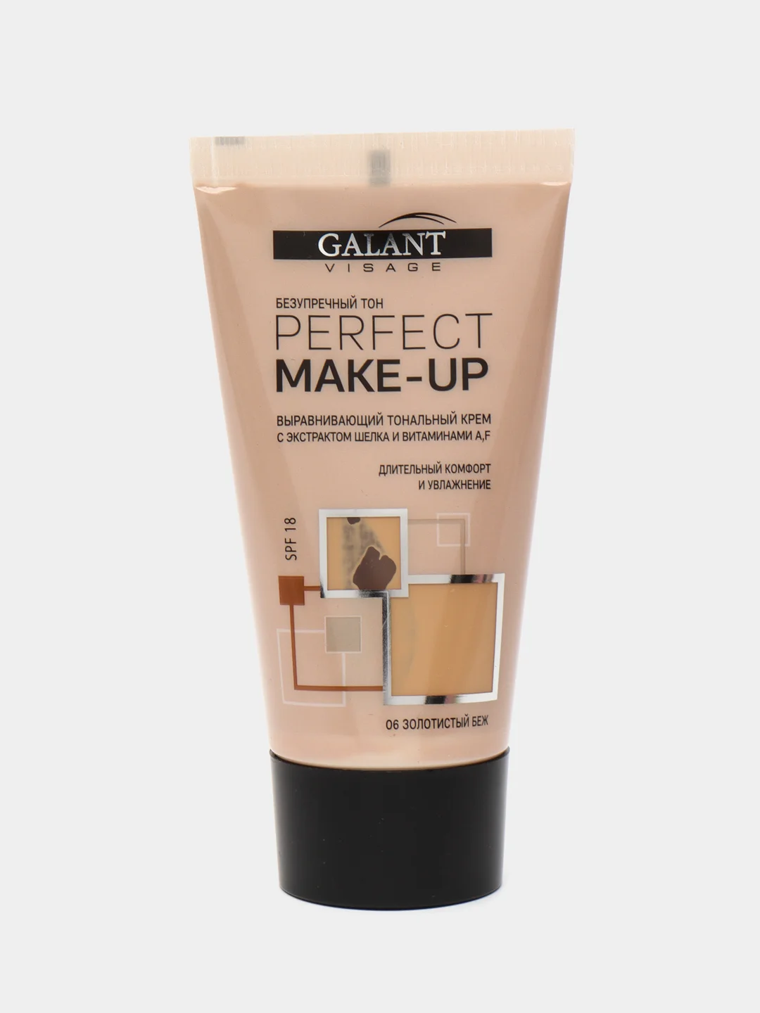 Galant Visage Тональный крем Perfect Make-Up, 40 мл, оттенок: 06 золотистый беж
