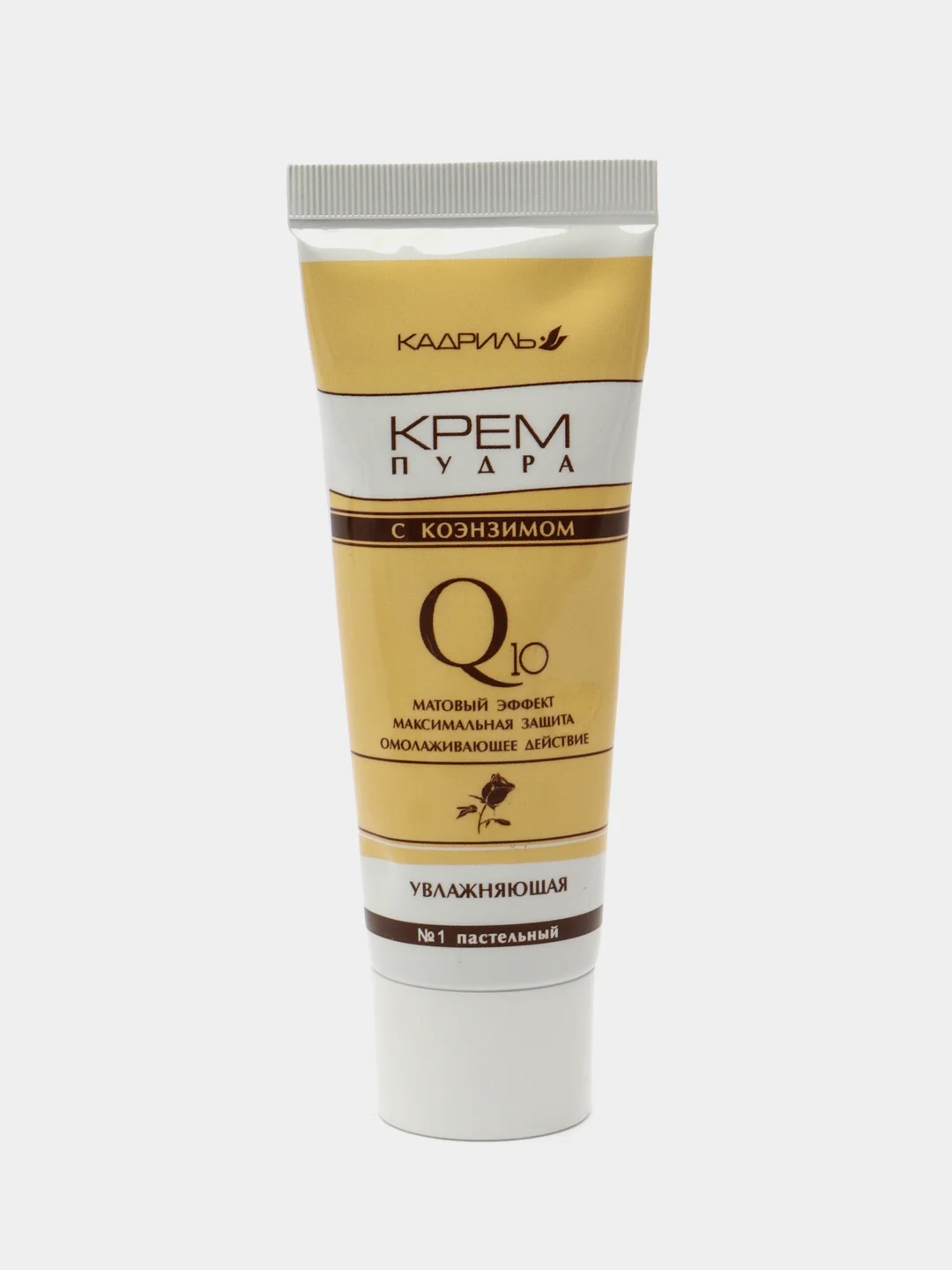 Galant Cosmetic Крем-пудра Кадриль Q10 №1 пастельный 40мл