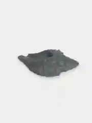 Серый декоративная подставка "Ракушка"
