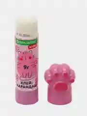 Клей карандаш Brauberg Kids, 271982, для бумаги и картона, набор Лапки 3 шт для школы