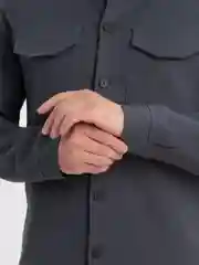 Синий меланж костюм классический двойка