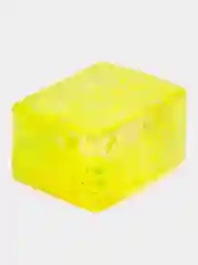 Желтый игрушка мякиш-антистресс, сахар с блестками, 5,5 см