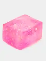 Розовый игрушка мякиш-антистресс, сахар с блестками, 5,5 см