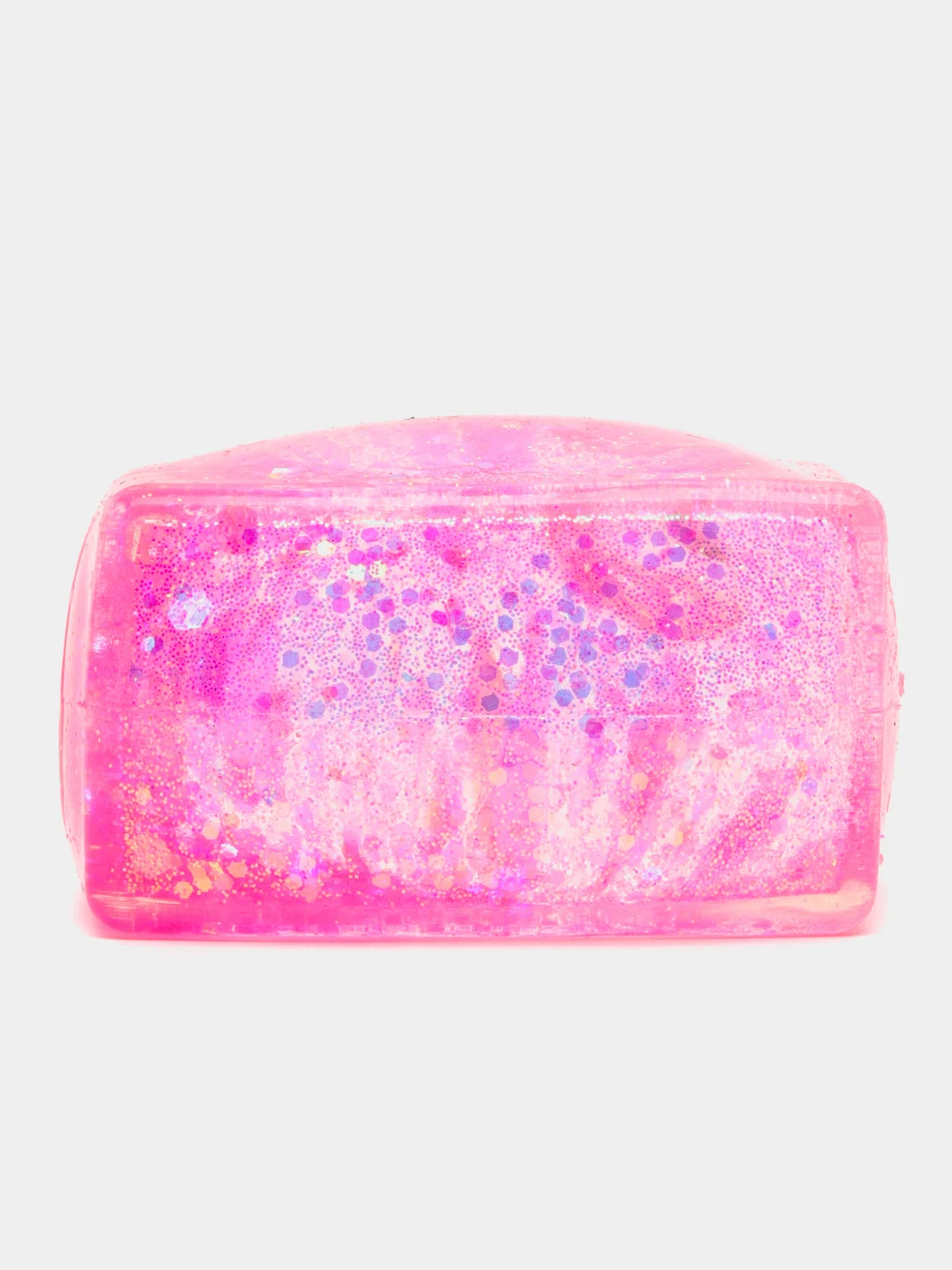 Розовый игрушка мякиш-антистресс, сахар с блестками, 5,5 см