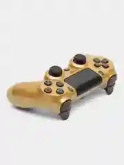Золотой беспроводной джойстик (геймпад) для Playstation 4 (PS4)