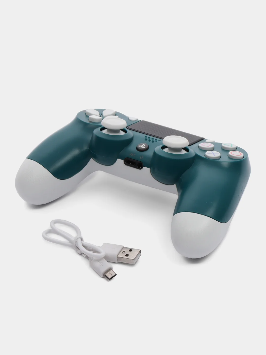 Зеленый беспроводной джойстик (геймпад) для Playstation 4 (PS4)