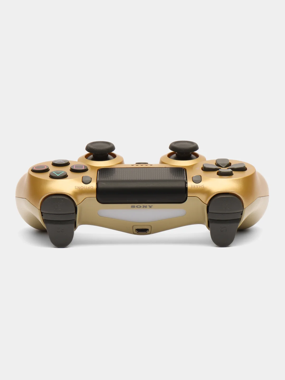 Золотой беспроводной джойстик (геймпад) для Playstation 4 (PS4)