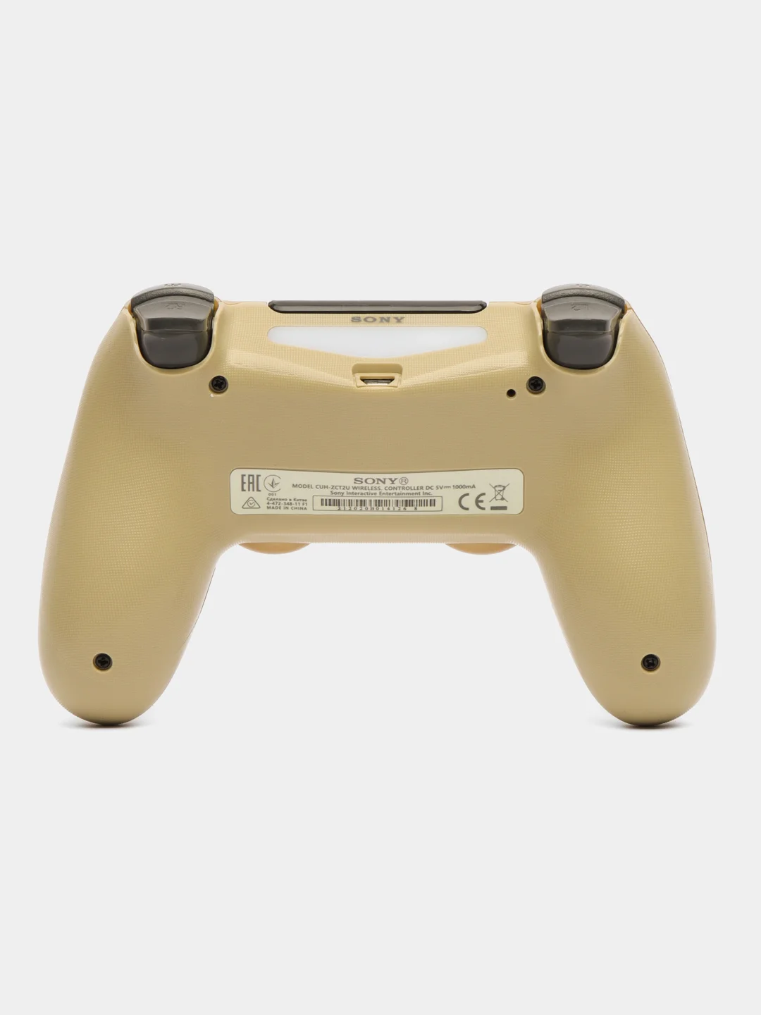 Золотой беспроводной джойстик (геймпад) для Playstation 4 (PS4)