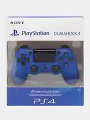Синий беспроводной джойстик (геймпад) для Playstation 4 (PS4)
