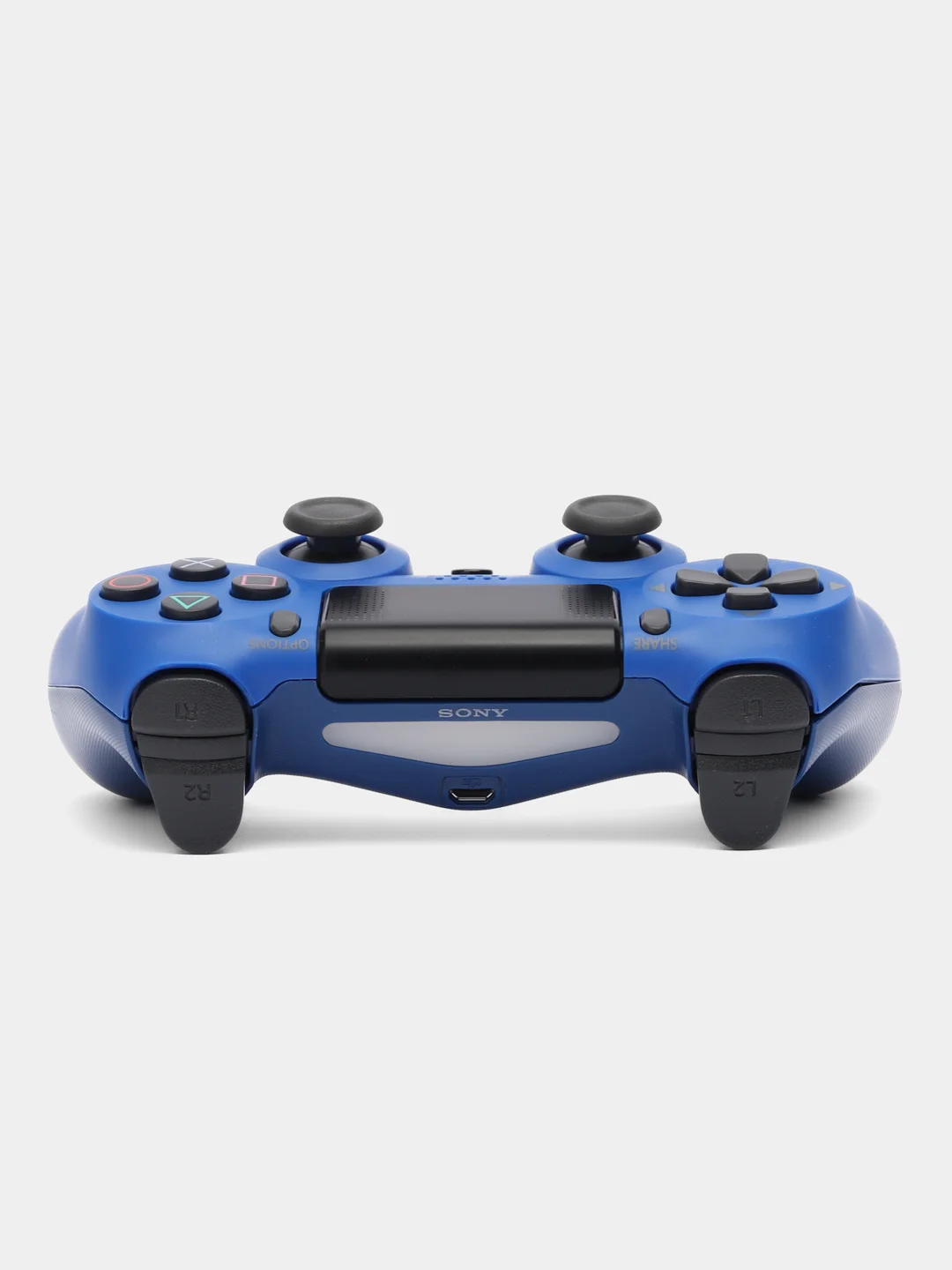 Синий беспроводной джойстик (геймпад) для Playstation 4 (PS4)