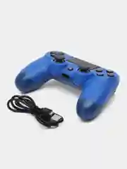 Синий беспроводной джойстик (геймпад) для Playstation 4 (PS4)