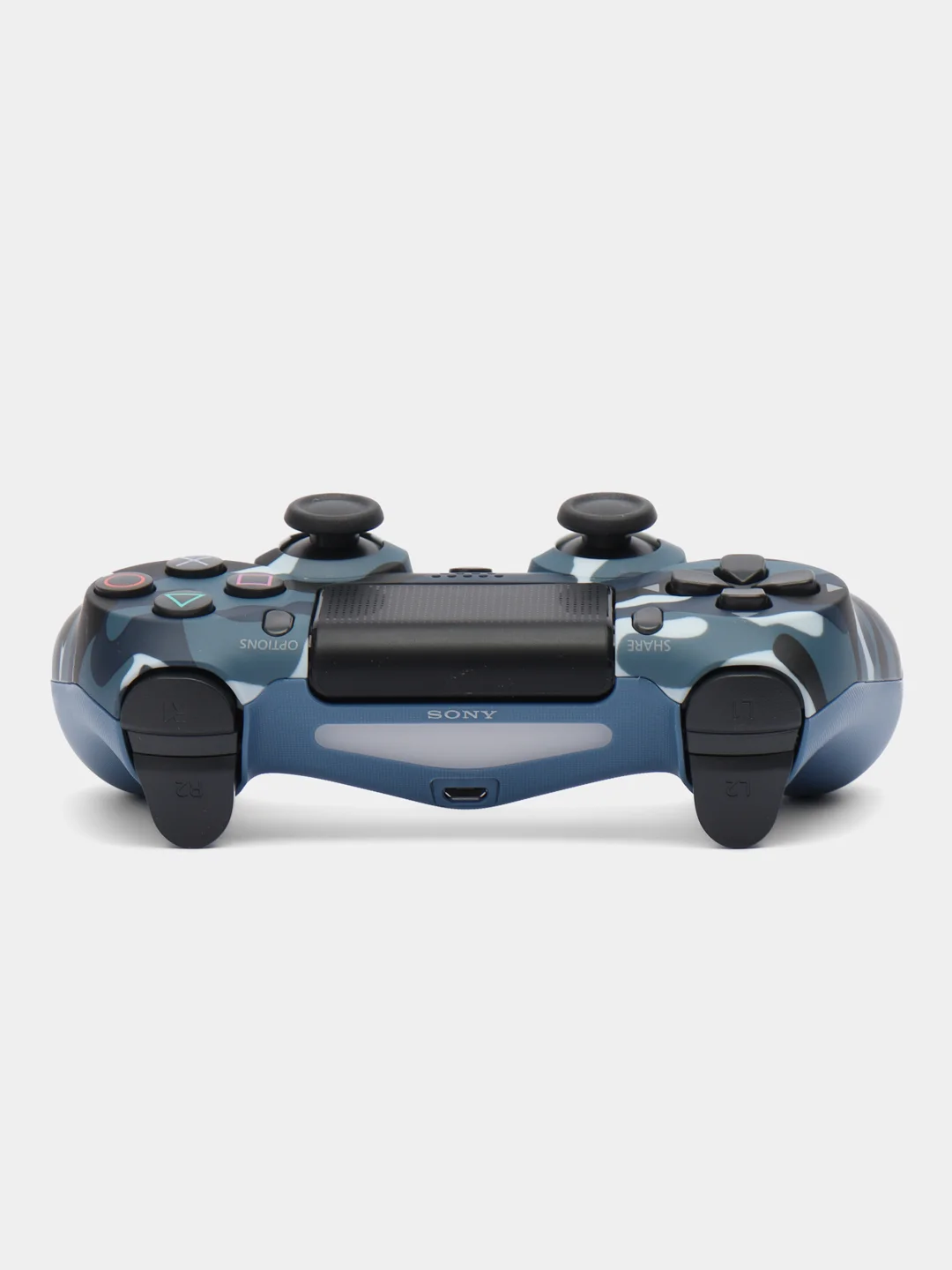 Синий меланж беспроводной джойстик (геймпад) для Playstation 4 (PS4)